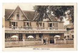 Cpa: 18 LERE (ar. Bourges) Café Du Centre (Café Tabac, Maison Chevallier) - Lere