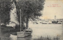 Valence - Vue Sur Le Rhône (Nouveau Pont) - Barque - Edition P.S.V. - Valence