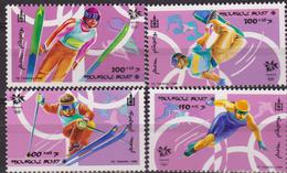 MONGOLIA WINTER OLIMPIC GAMES 1998 SPORT 4 V. MNH - Winter 1998: Nagano