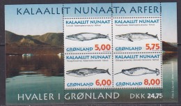 Greenland 1997 Whales M/s  ** Mnh (32117) - Blocs