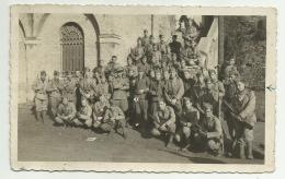 GRUPPO DI SOLDATI CON UFFICIALI  - - Weltkrieg 1939-45