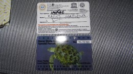 Delcampe - Entrance Ticket / Permit From PALAU (MICRONESIA) - Rock Islands 50USD - Eintrittskarte/ Genehmigung - Autres & Non Classés