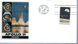 USA  FDC  1969 Apollo 8 Et 11 - North  America