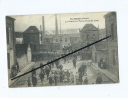 CPA Rétrécit  -  Saint Ouen  - La Sortie De L'Usine (Porte St Jean ) - Saint Ouen