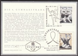 Austria Vienna 1965 / 4th Gymnaestrada / Cancel No. 19 And 12 - Gymnastics