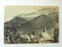 Dauphiné - Oisans - ALLEMONT - Vue Générale Et Les Grandes Rousses (vierge) - Allemont