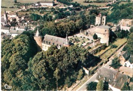 BEAURAING (5570) : Vue Aérienne - Le Château. CPSM. - Beauraing