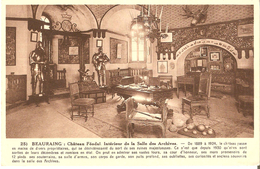 BEAURAING (5570) : Château Féodal - Intérieur De La Salle Des Archives. CPSM. - Beauraing