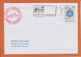 Lettre De  973  CAYENNE R.P.    Le 4 1 1999      Marine Nationale    "  LA GRACIEUSE  " - Maritieme Post