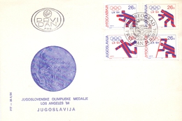 BEOGRAD JUGOSLAVIJA FDC OLYMPIC GAMES (SET160146) - Summer 1932: Los Angeles