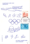 SARAJEVO 1984   OLYMPIC GAMES (SET160148) - Zomer 1932: Los Angeles