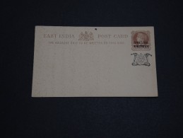 GRANDE BRETAGNE / INDE- Entier Postal Surchargé Gwalior Non Voyagé - A Voir - L 2326 - 1882-1901 Impero