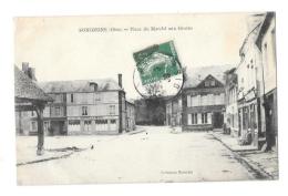(10471-60) Songeons - Place Du Marché Aux Grains - Songeons