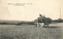 PERIGNY SUR YERRES        SCENE AGRICOLE    LES MOISSONS   ATTELAGE - Perigny