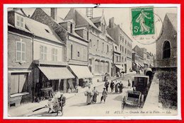 Delcampe - 80 - AULT -- Grande Rue Et La Poste - Ault
