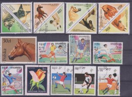 LOT OF USED STAMPS DEPORTES SPORTS ANIMALES  ANIMALS  PAISES  COUNTRIES VARIOS  VARIOUS   S-1625 - Vrac (max 999 Timbres)