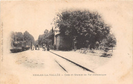 95-NESLES-LA-VALEE-  GARE ET CHEMIN FER ECONOMIQUE - Nesles-la-Vallée