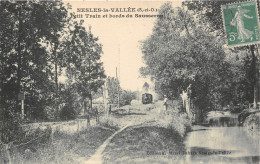 95-NESLES-LA-VALEE-  PETIT TRAIN ET BODRS DU SAUSSERON - Nesles-la-Vallée