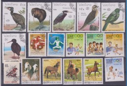 LOT OF USED STAMPS DEPORTES SPORTS ANIMALES  ANIMALS  PAISES  COUNTRIES VARIOS  VARIOUS   S-1632 - Vrac (max 999 Timbres)