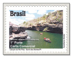 Brazil 2011 Piauí Cânion Do Rio Poty – Buriti Dos Montes River Boat Canyon MNH ** - Nuevos