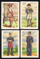 °°°  RI - RI DEMARET  MILITAIRE GESCHIEDENIS VAN BELGIE  4 PRENTJES - Uniforms