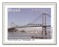 Brazil 2011 Santa Catarina Ponte Hercilio Luz – Florianópolis Bridge Brücke  MNH ** - Ungebraucht