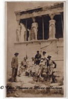 GRECE - ATHENES - TEMPLE D ATHENA - LES KARIATIDES - CARTE PHOTO - Grecia