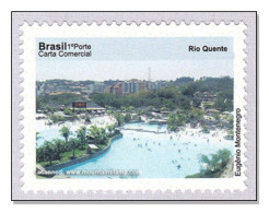 Brazil 2010 Goiás Rio Quente Resort Flüsse River MNH ** - Unused Stamps