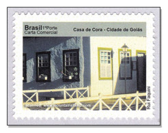 Brazil 2010 Goiás  Casa De Cora – Cidade De Goiás Architecture Windows MNH ** - Unused Stamps