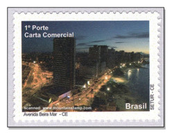 Brazil 2009 Ceará Avenida Beira Mar Skyline Beach Night View MNH ** - Ungebraucht