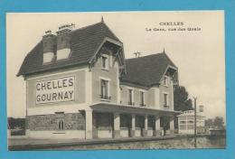 CPA - Chemin De Fer La Gare CHELLES-GOURNAY 77 - Chelles