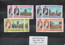 Montserrat. 25e Anniversaire Du Couronnment De La Reine Elisabeth II - Montserrat