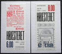 Denmark 2011   Court Of Justice   . Minr. 1636-37 MNH (**) ( Lot L 3169) - Nuevos