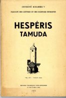 HESPERIS TAMUDA  -  VOL XVI   -  1975   -  230 PAGES - 18 Ans Et Plus