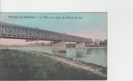 68 - CHALAMPE / LE PONT DU CHEMIN DE FER SUR LE RHIN - Chalampé