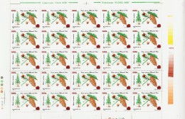 2001 -  FLORA - Full Sheets & Multiples