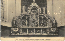 AIGNAY LE DUC .... INTERIEUR DE L EGLISE LE RETABLE - Aignay Le Duc