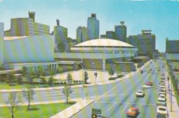 Texas Fort Worth Skyline Between Fine Arts Theatre & The Great Arena - Fort Worth