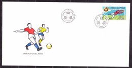 CZECHOSLOVAKIA 1986, UNUSED FDC COVER. Michel 2862. CHAMPIONSHIP IN MEXICO. Good Condition, See The Scans. - 1986 – Mexico