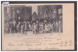 REPUBLIQUE LEMANIQUE  - LE PEUPLE VAUDOIS - REPRESENTATION DE THEATRE - TB - Le Vaud