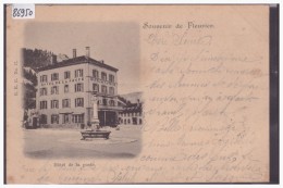 FLEURIER - HOTEL DE LA POSTE - TB - Fleurier