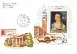 HUNGARY - 1968.FDC Sheet III.- Spanish Paintings - Museum Of Fine Arts,BudapestMi Bl.64. - FDC