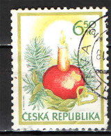 REPUBBLICA CECA - 2004 - CANDELA NATALIZIA - USATO - Oblitérés