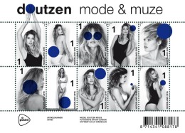 Nederland  2016   Doutzen Kroes Mode En Muze     Velletje/sheetlet Postsfris/neuf/mnh - Neufs