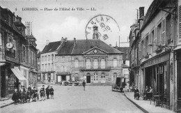 58-LORMES- PLACE DE L´HÔTEL DE VILLE - Lormes