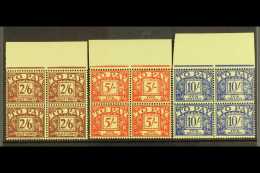 POSTAGE DUES 1959-63 2s6d, 5s & 10s, Wmk Mult Crowns Sideways Inverted, SG D65/7Wi, Each In A Never Hinged... - Andere & Zonder Classificatie