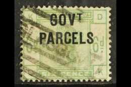 OFFICIALS - GOVERNMENT PARCELS 1883-86 6d Dull Green, SG O62, Good Colour And Perfs, Neat Glasgow Parcel Cancel.... - Other & Unclassified