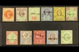 1887-92 Jubilee Complete Set To 9d And 1s Dull Green All With "SPECIMEN" Overprints (between SG Spec K27s-K40s, SG... - Other & Unclassified