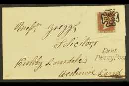 1841 (1 June) 1d Red-brown 'GA' Printed From Black Plate 10, SG 7, Very Finely Used (3++ Margins Just Touching At... - Autres & Non Classés