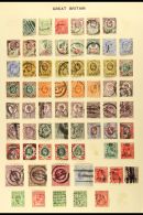 1902-1951 USED COLLECTION Presented On Album Pages, Incl. 1902-13 KEVII All Values With Shades To 9d (x2), 10d... - Other & Unclassified